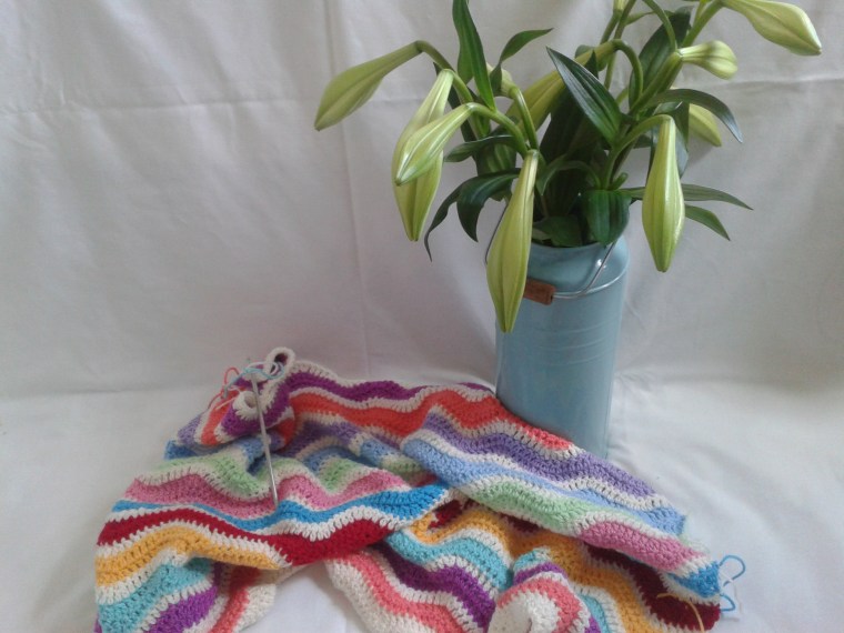 ripple crochet blanket