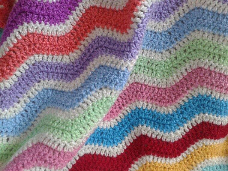 crocet ripple blanket