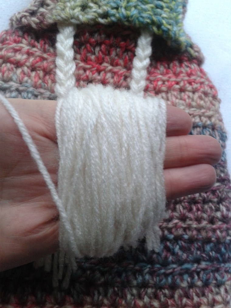 wrap yarn around your hand