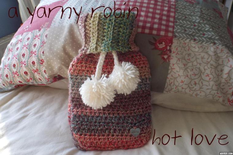 Hot love waterbottle cover