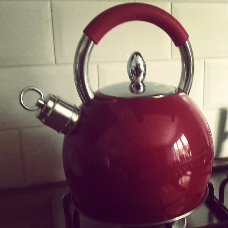 A coffee made with a whistle always reminds me of Gran