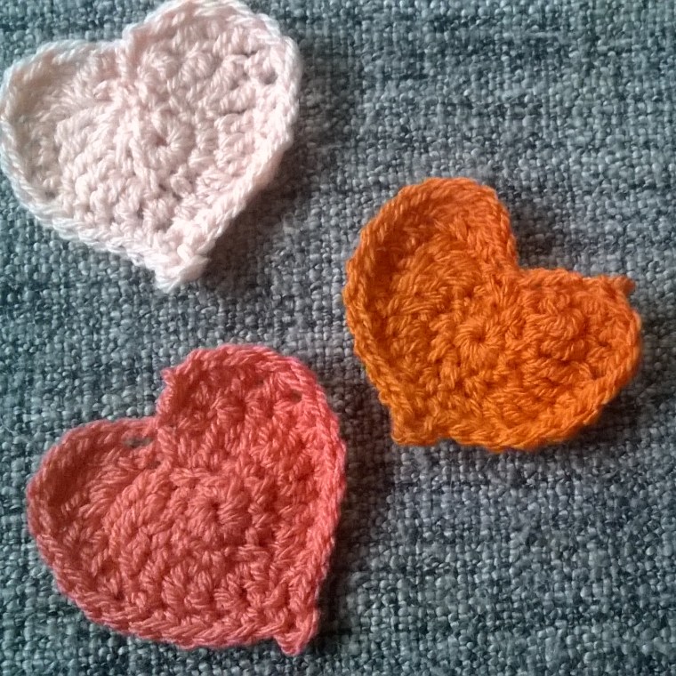 crochet hearts free pattern