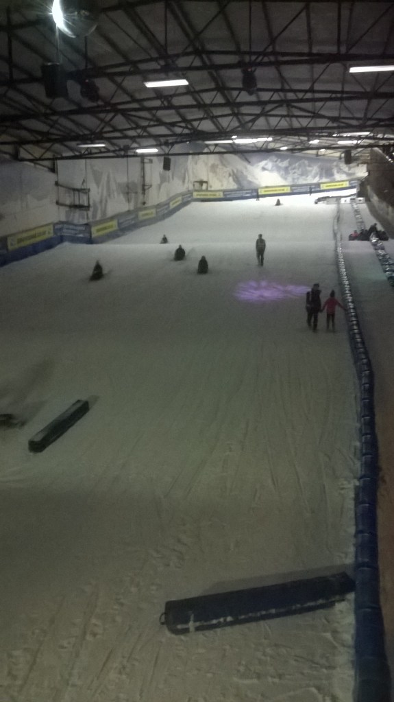 taboggoning at the snowdome was pretty awesome also...