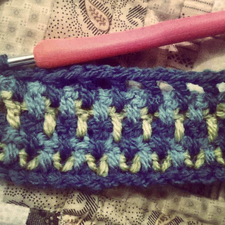 interlocking stitches