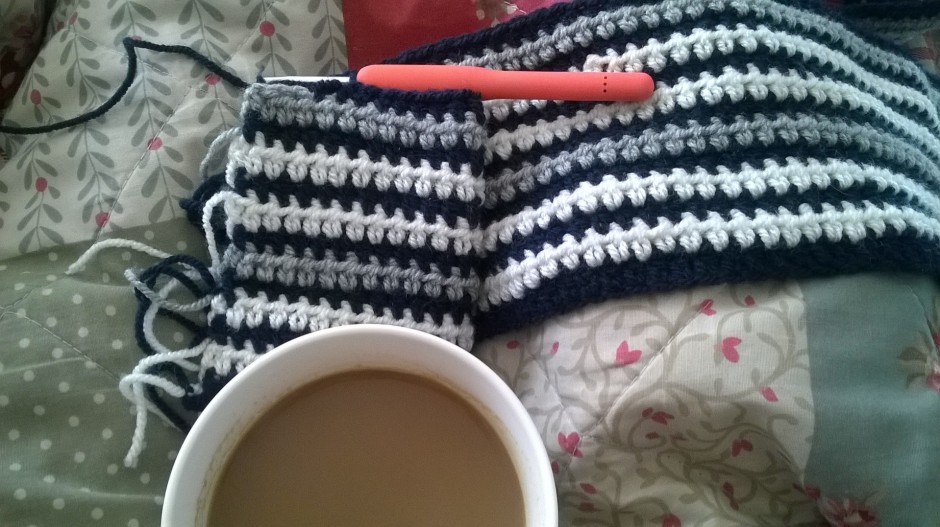 crochet blanket, charming harbour blanket