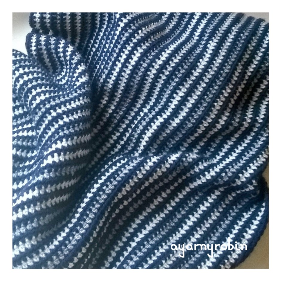 Charming Harbour crochet blanket for him by ayarnyrobin