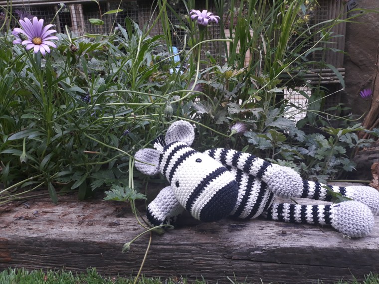 crochet zebra