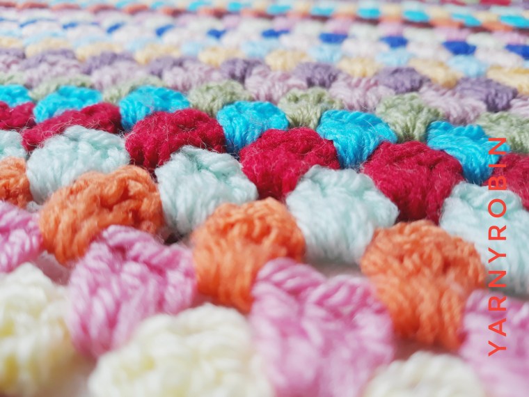 grannystripe baby blanket on etsy