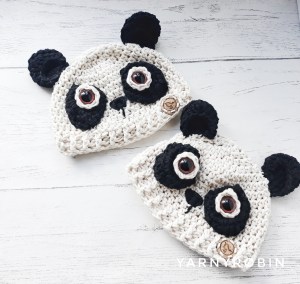 panda baby hats