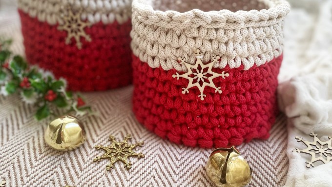 Crochet basket pattern