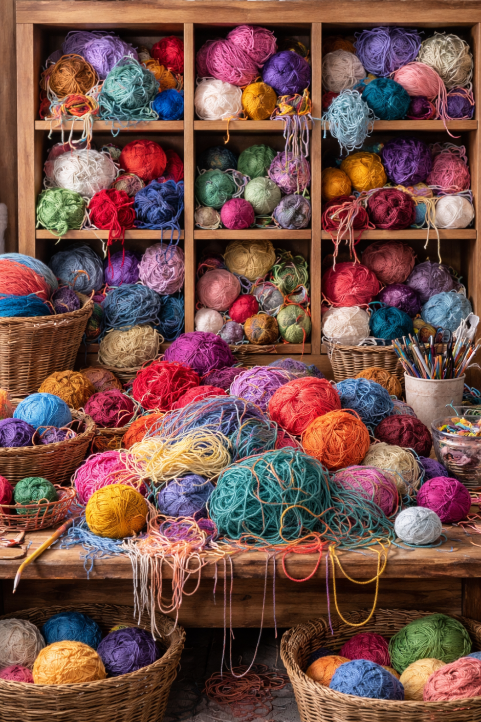 Ways to keep your yarn stash tidy
