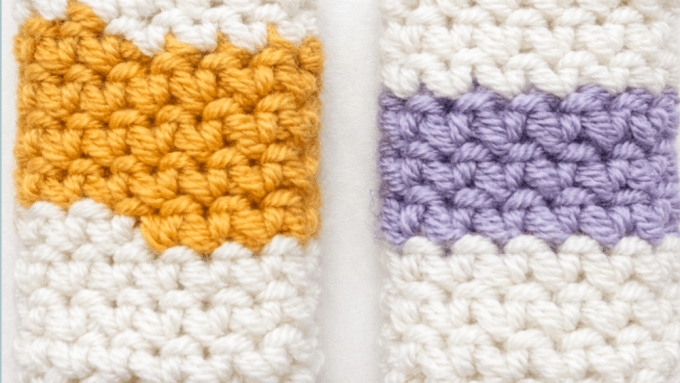 How to crochet a jogless stripe in the round